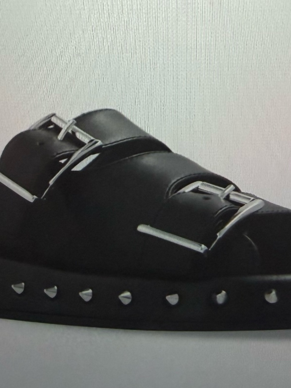 Alexander McQueen BLACK SANDALS
